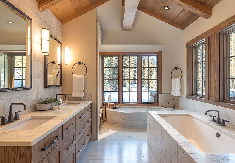Bathroom Remodel with Natural Elements